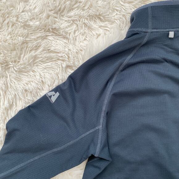 Eddie Bauer Men's Gray 1/2 Zip High Route Grid FreeHeat Fleece, size S - Picture 6 of 9